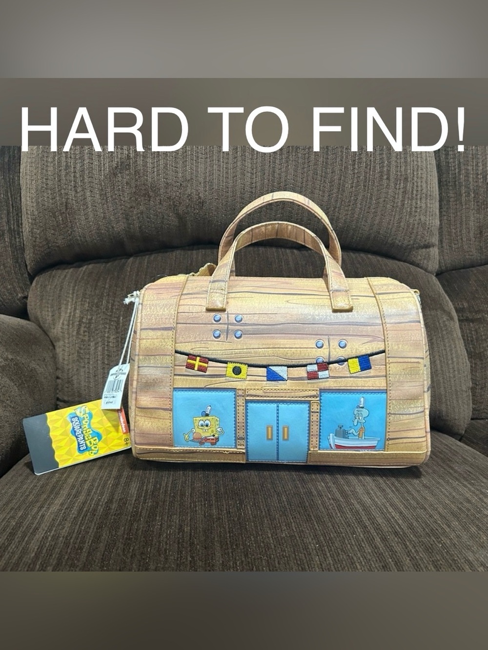 Loungefly X Nickelodeon SpongeBob SquarePants Krusty Krab Crossbody/Handle Bag🧽 - Picture 1 of 16